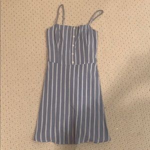 Blue stripe dress
